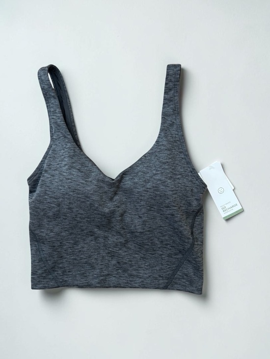 Gilly Hicks Tops - Gilly Hicks Heather Gray Workout Tank Top Go Recharge Sportlette